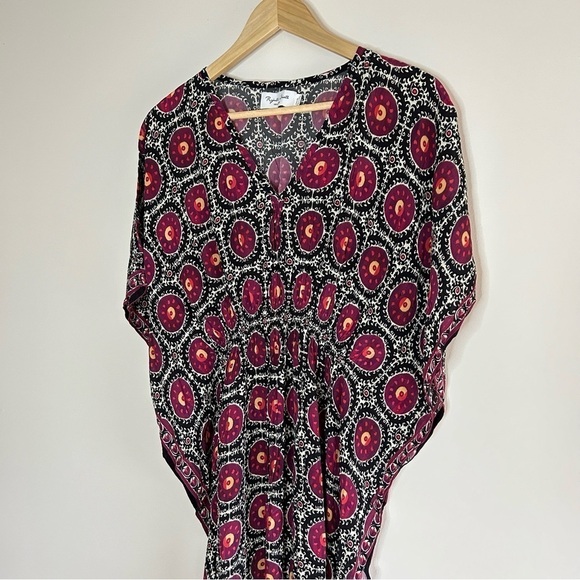 RUJUTA SHETH MARIE CINCH KAFTAN | MIDNIGHT MOON PRINT O/S - Picture 4 of 7